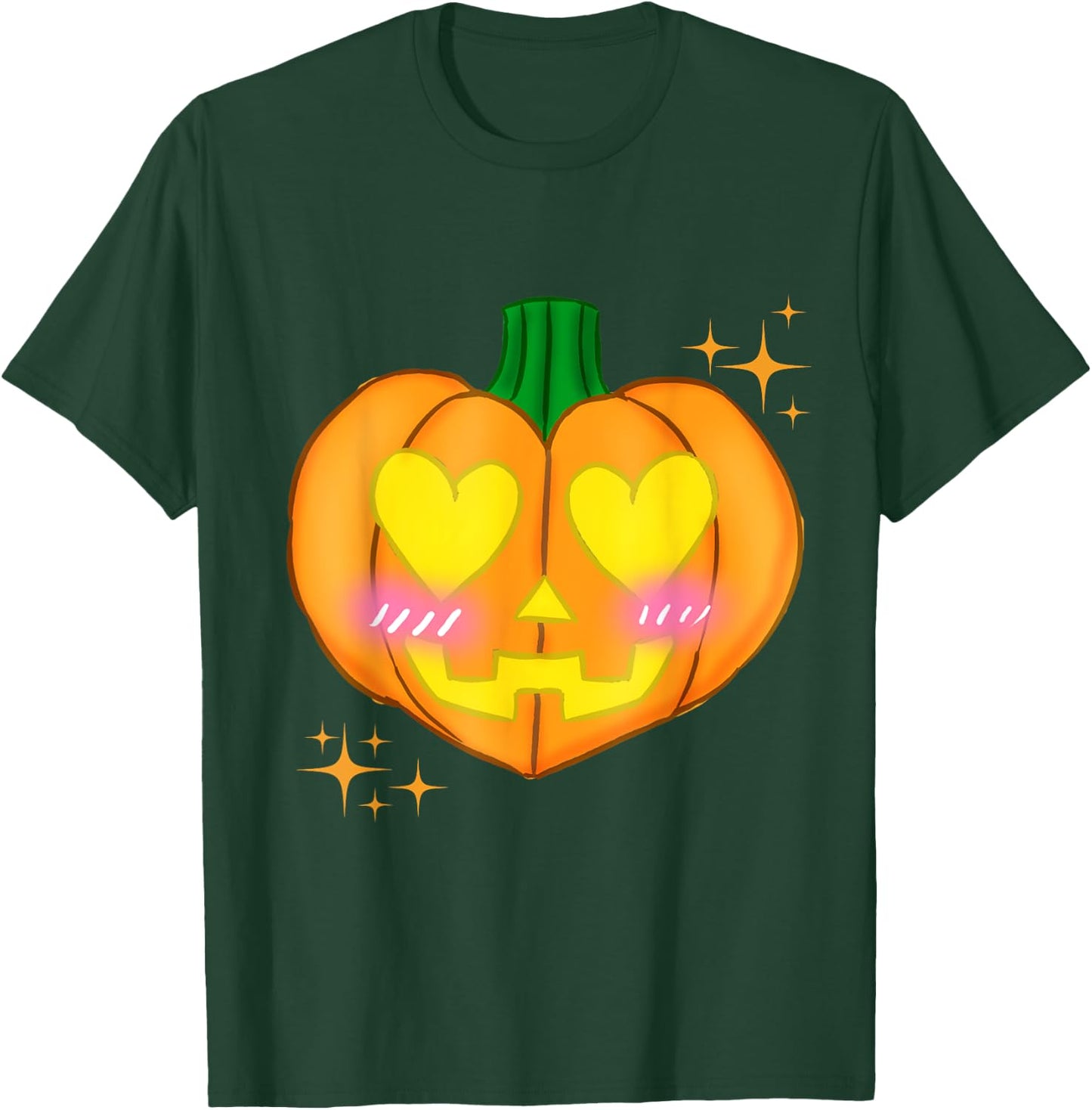 UMBERDUSK Valloween Valentine's Day Kawaii Goth Pumpkin T-Shirt - T-Shirt | Forest
