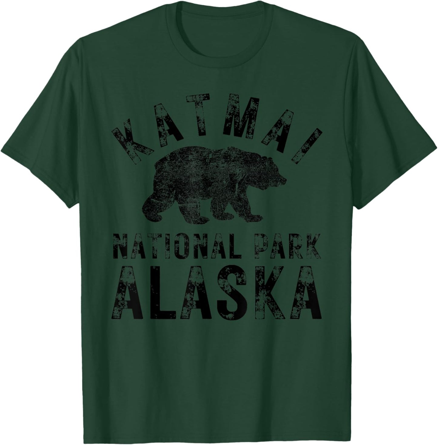 Katmai National Park Alaska Bear Hike Outdoors T-Shirt - T-Shirt | Forest