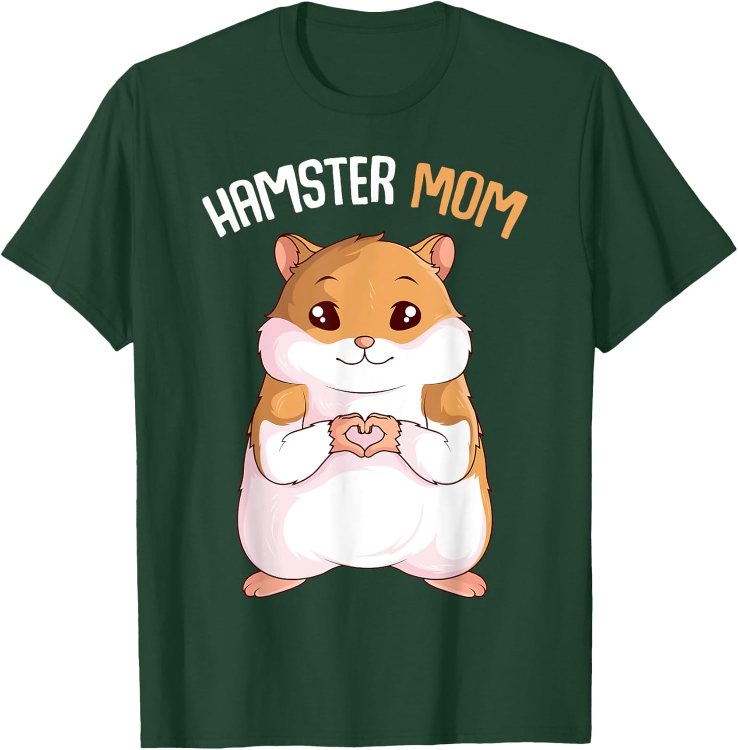 Cute Hamster & Pet Gifts Women's Hamster Mom Hammy Girls T-Shirt - T-Shirt | Forest