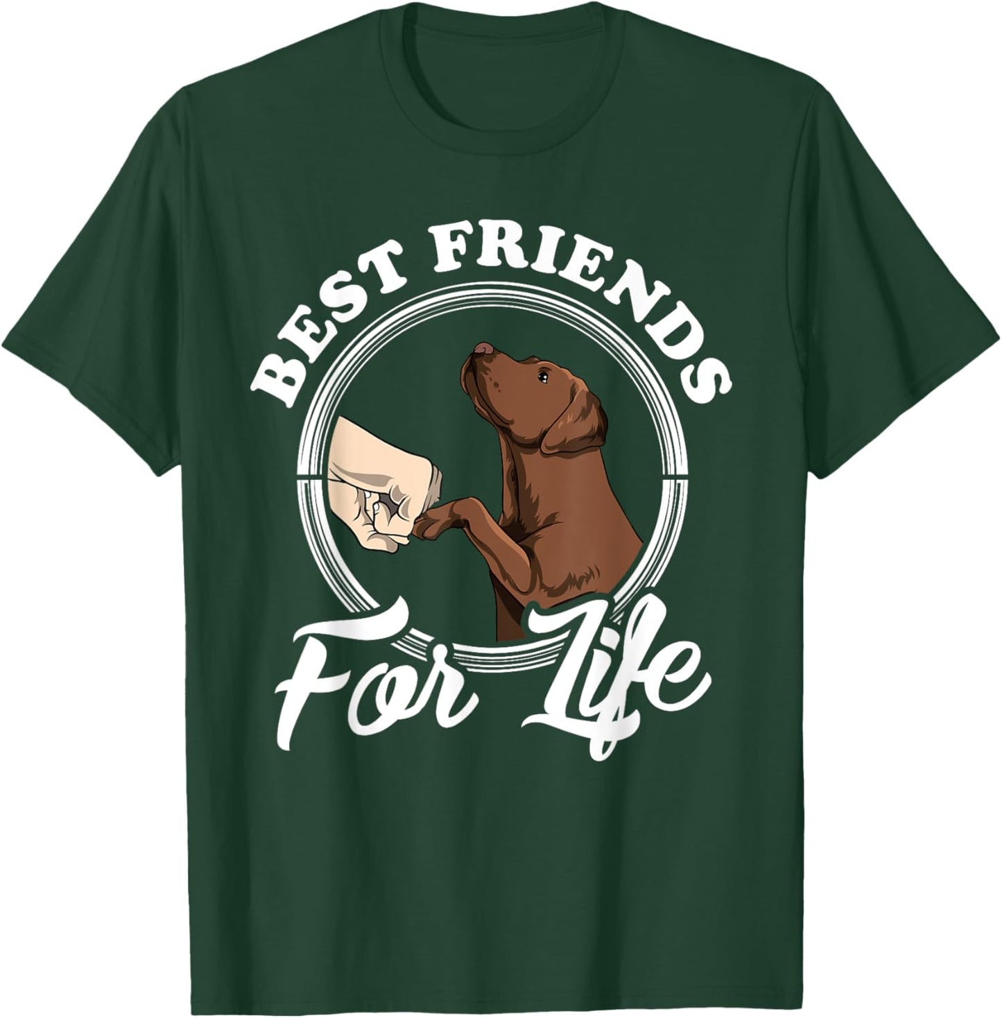 Chocolate Labrador Design Funny Chocolate Labrador Lovers T-Shirt - T-Shirt | Forest