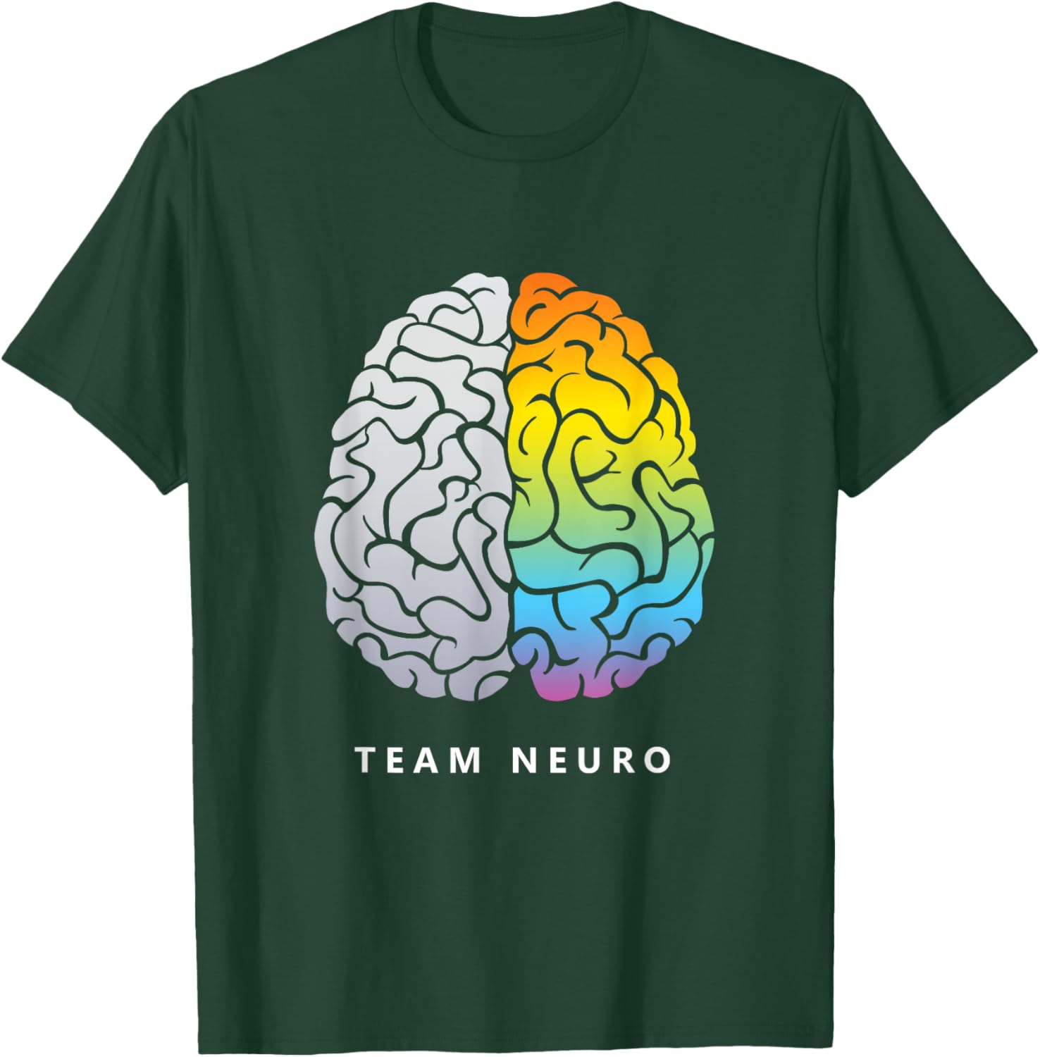 Team Neuro Neurosurgeon Neurosurgery Neurology Brain Doctor T-Shirt - T-Shirt | Forest