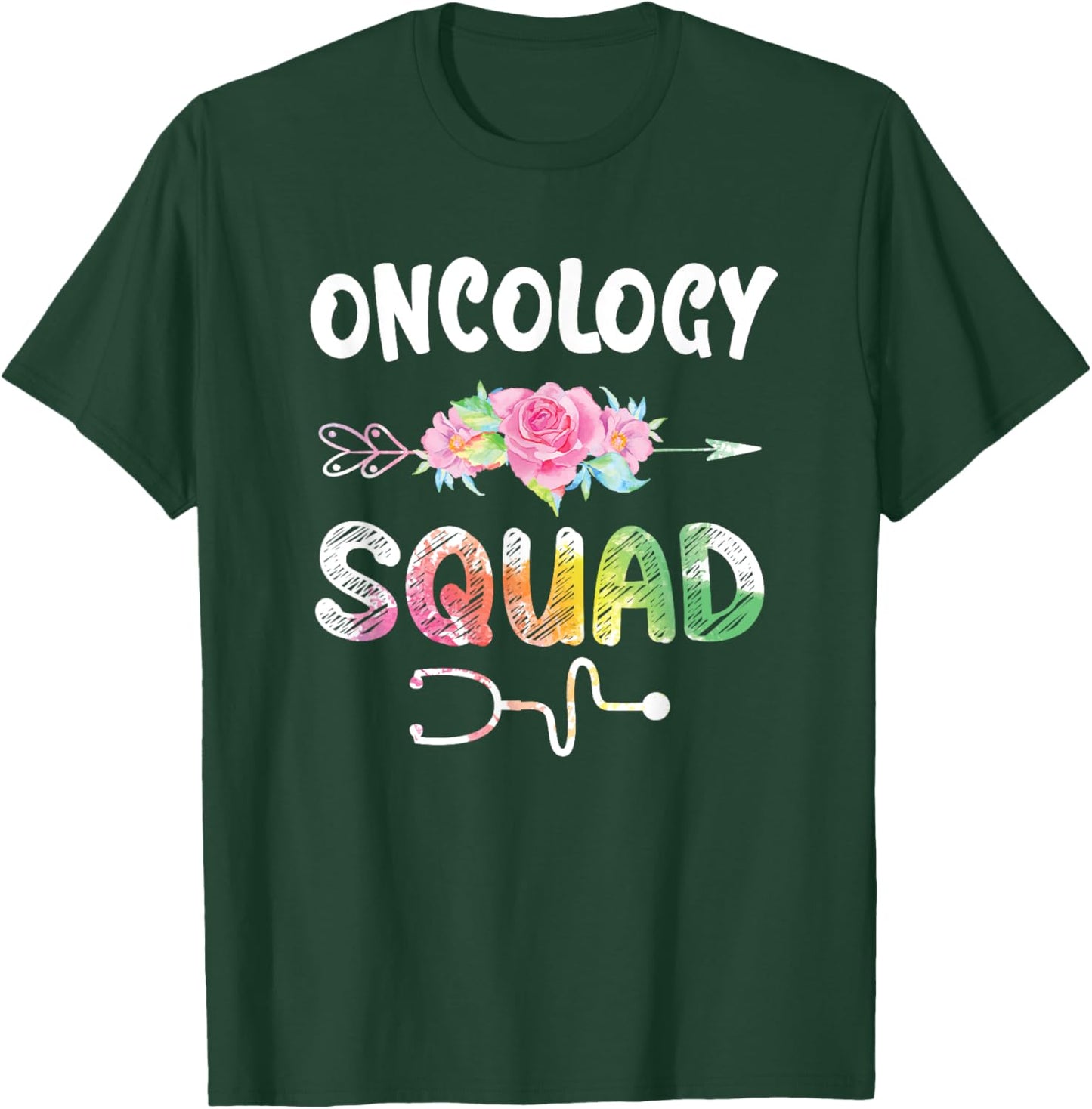 Oncology Nurse Squad Shirt Oncology Matching Nurse T-Shirt - T-Shirt | Forest