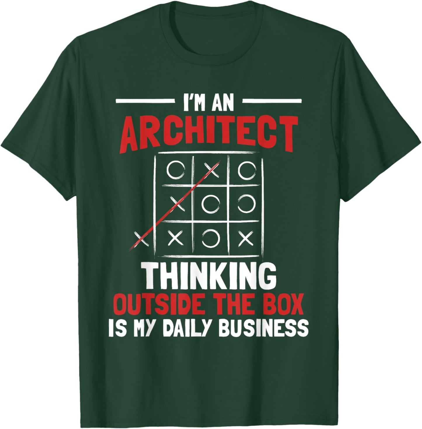 I'm an Architect - Architectural Design Artwork Real Estate T-Shirt - T-Shirt | Forest