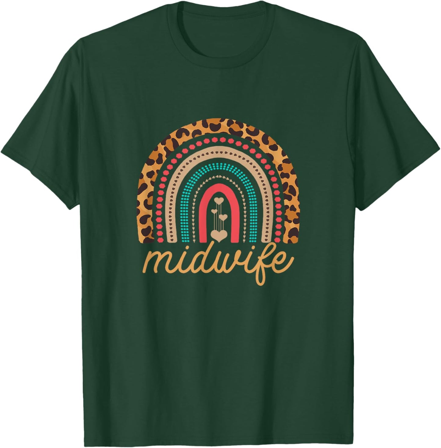 Birth Midwife Rainbow - Midwifery Student - Cute Midwife T-Shirt - T-Shirt | Forest