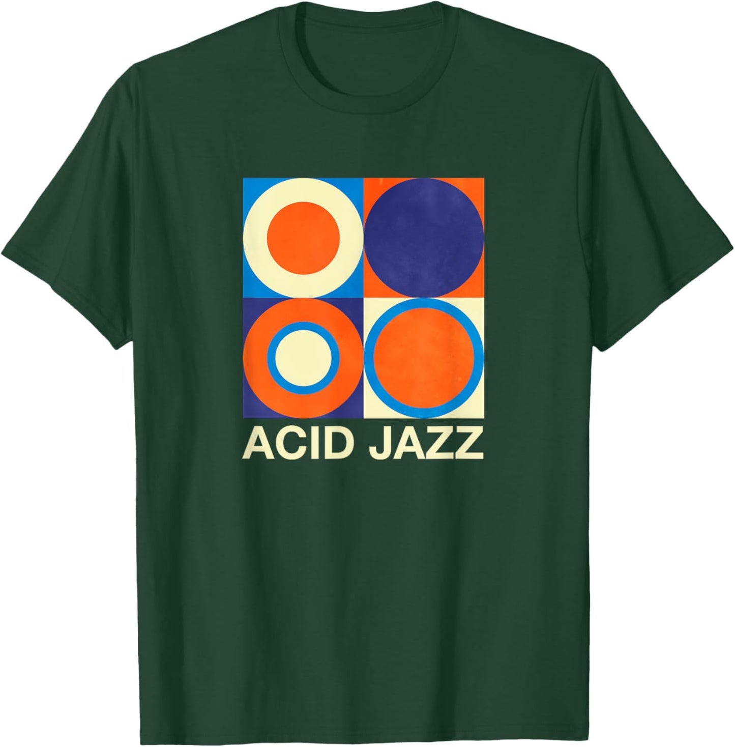 Retro Acid Jazz T-Shirt - T-Shirt | Forest