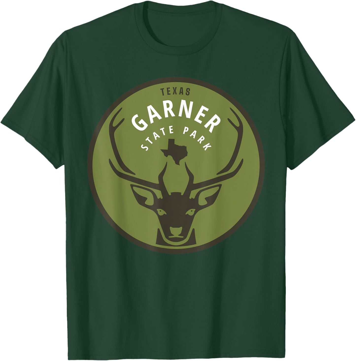 Garner State Park Texas TX Outdoors Deer T-Shirt - T-Shirt | Forest