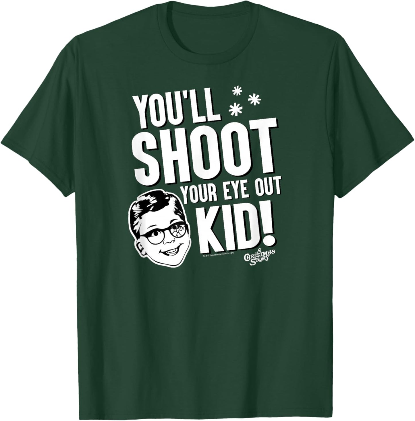 A Christmas Story You'll Shoot Your Eye Out Kid Holiday T-Shirt - T-Shirt | Forest