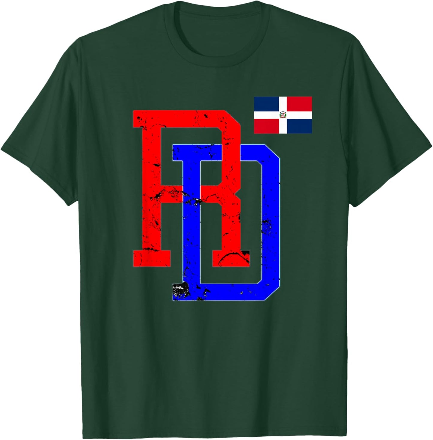 Dominican Republic RD Flag Pride-Dominican Cute Gifts T-Shirt - T-Shirt | Forest