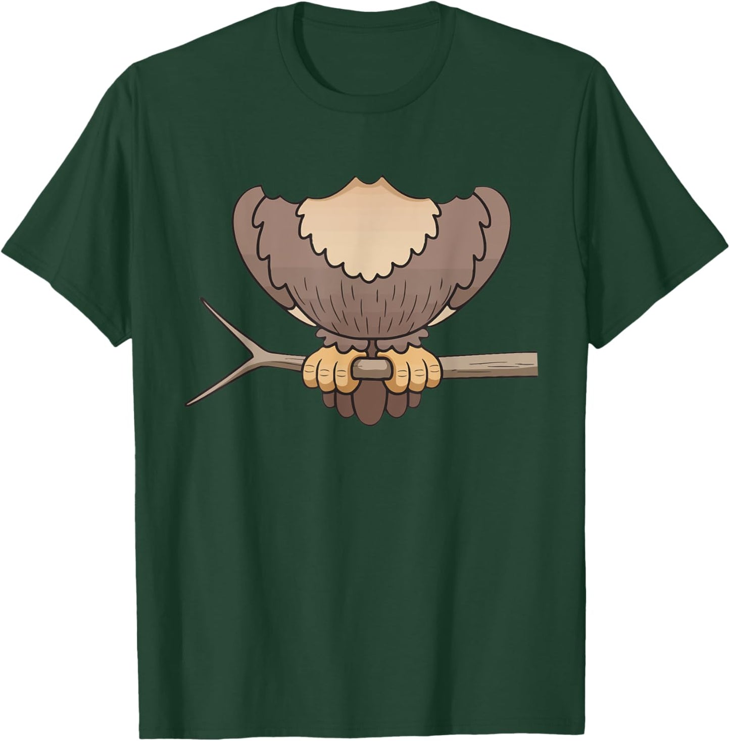 Headless Owl Halloween Night Bird Costume Easy T-Shirt - T-Shirt | Forest