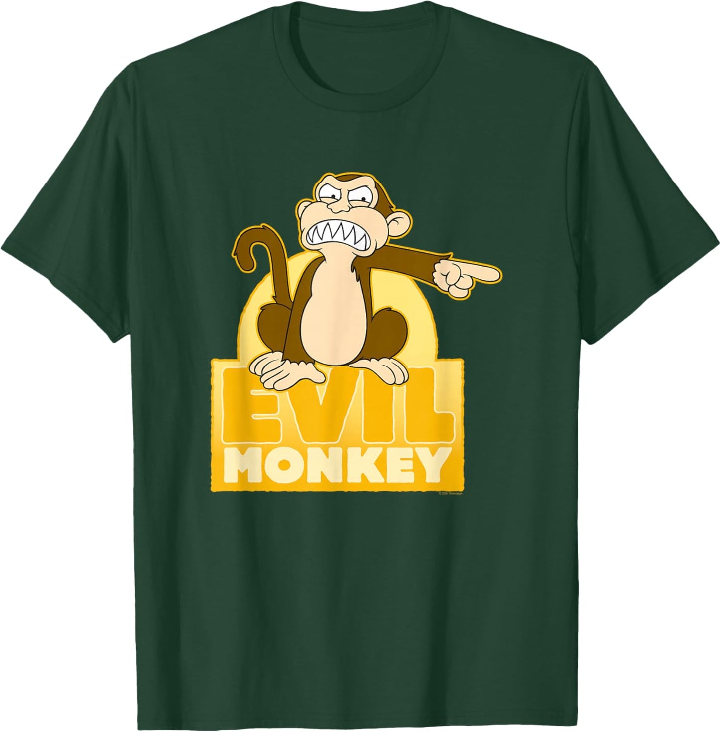 Family Guy Evil Monkey Pointing Cartoon T-Shirt - T-Shirt | Forest