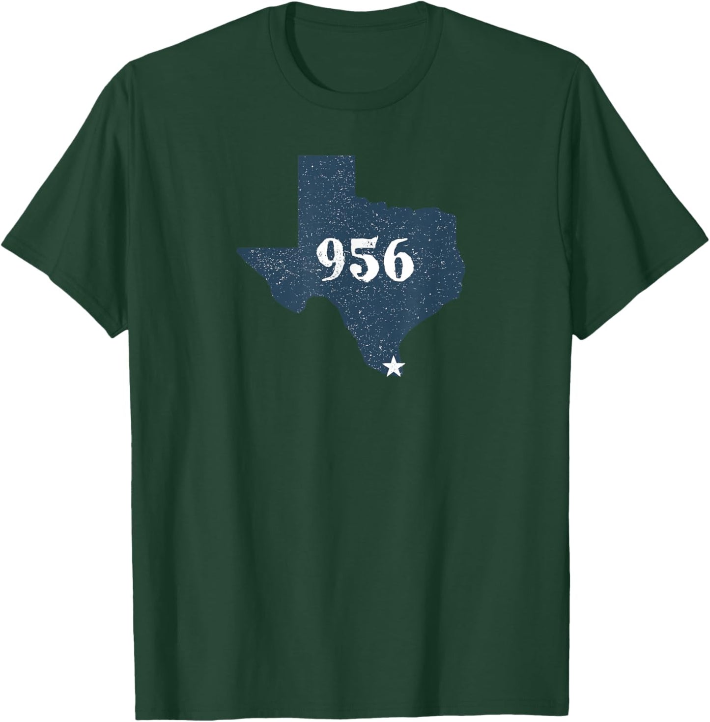 Simple Texas 956 Graphic T-Shirt - T-Shirt | Forest