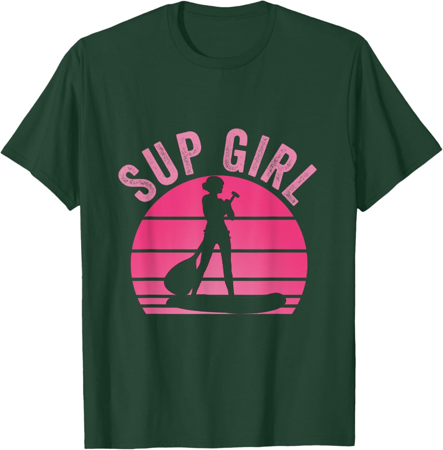 Stand Up Paddling Board SUP Supboard Girls T-Shirt - T-Shirt | Forest