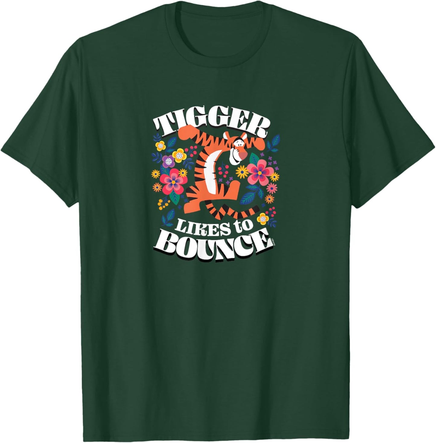 Winnie The Pooh - Tigger Likes to Bounce T-Shirt - T-Shirt | Forest