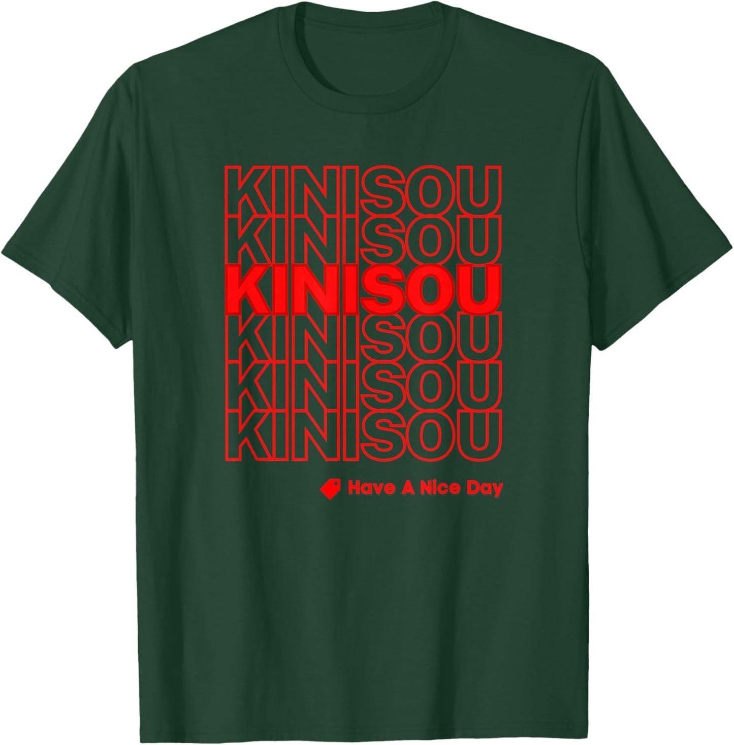 Kinisou Chuukese Thank You | Micronesia Pride T-Shirt - T-Shirt | Forest
