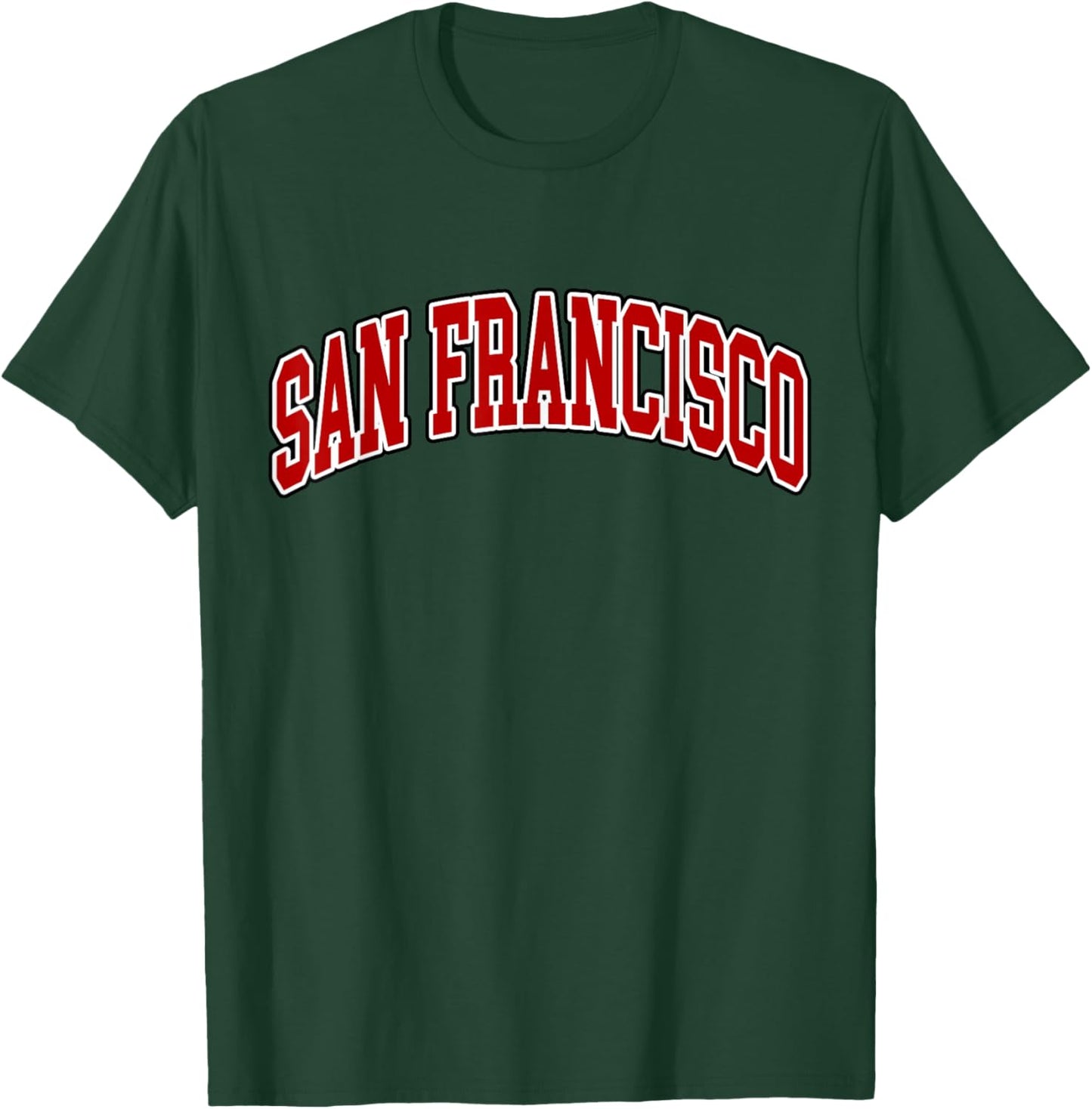 San Francisco - Hometown Pride - Throwback Design - Classic T-Shirt - T-Shirt | Forest