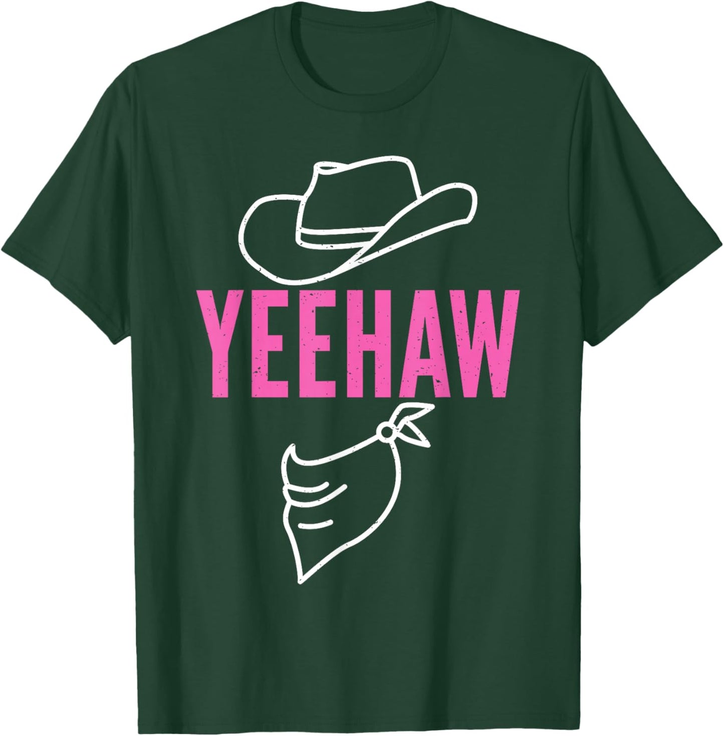 Yeehaw For Rodeo Cowgirl T-Shirt - T-Shirt | Forest