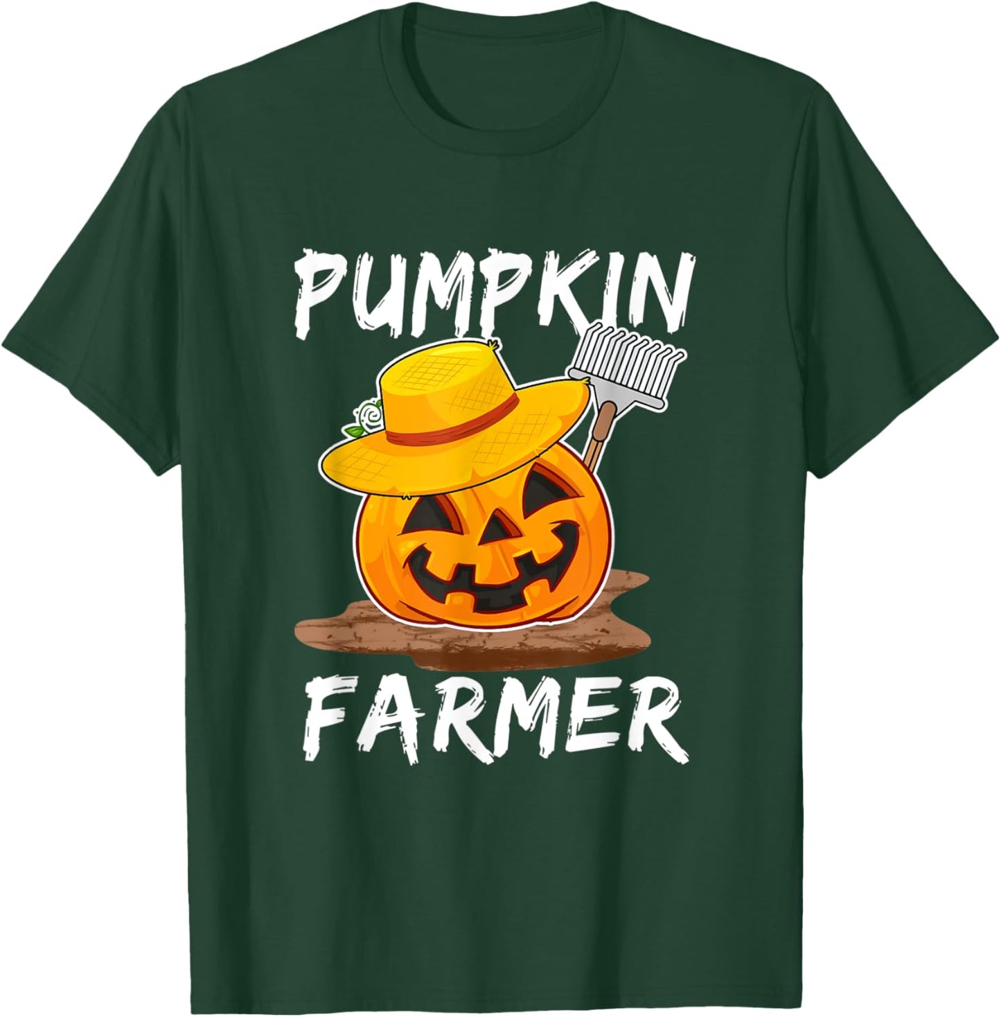 Pumpkin Farmer Funny Family Matching Halloween Costume T-Shirt - T-Shirt | Forest