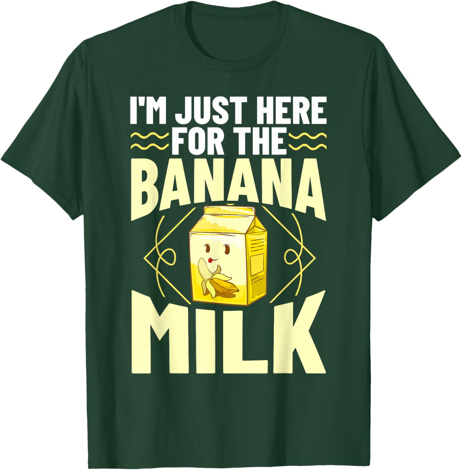 Banana Milk Chocolate Flavour T-Shirt - T-Shirt | Forest