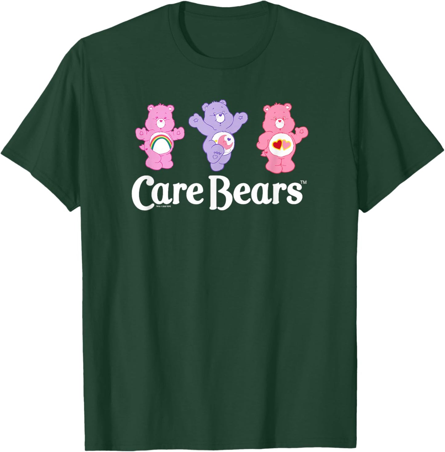 Care Bears Love-a-Lot Cheer & Sweet Dreams Bear Vintage Logo T-Shirt - T-Shirt | Forest
