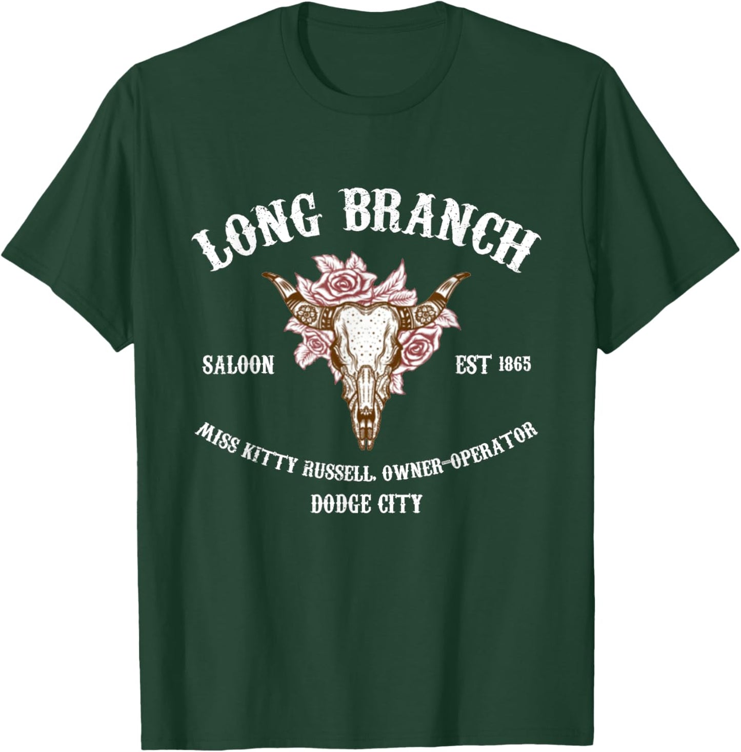Gunsmoke | Long Branch Saloon T-Shirt - T-Shirt | Forest