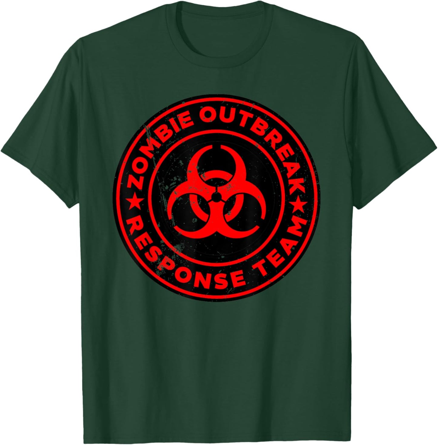Zombie Outbreak Response Team funny Zombie Apocalypse T-Shirt - T-Shirt | Forest