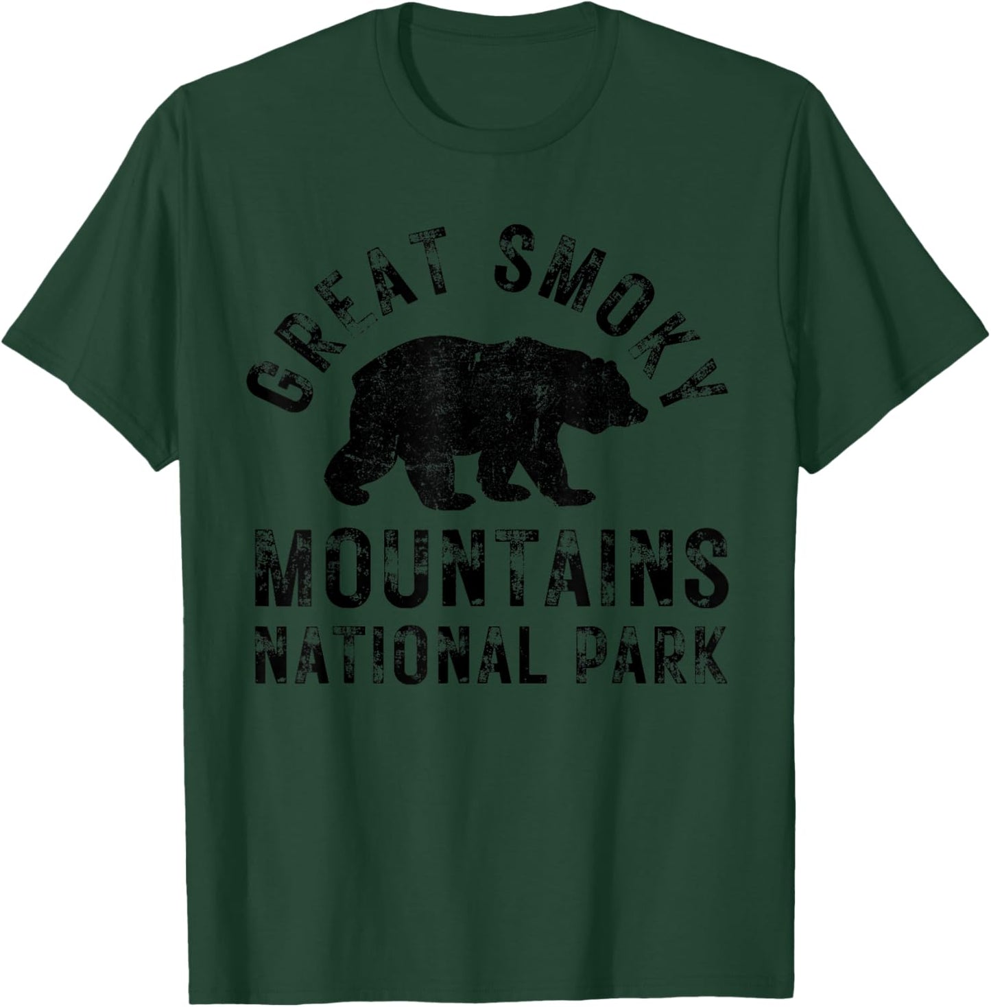 Great Smoky Mountains National Park Bear Hike Outdoors T-Shirt - T-Shirt | Forest