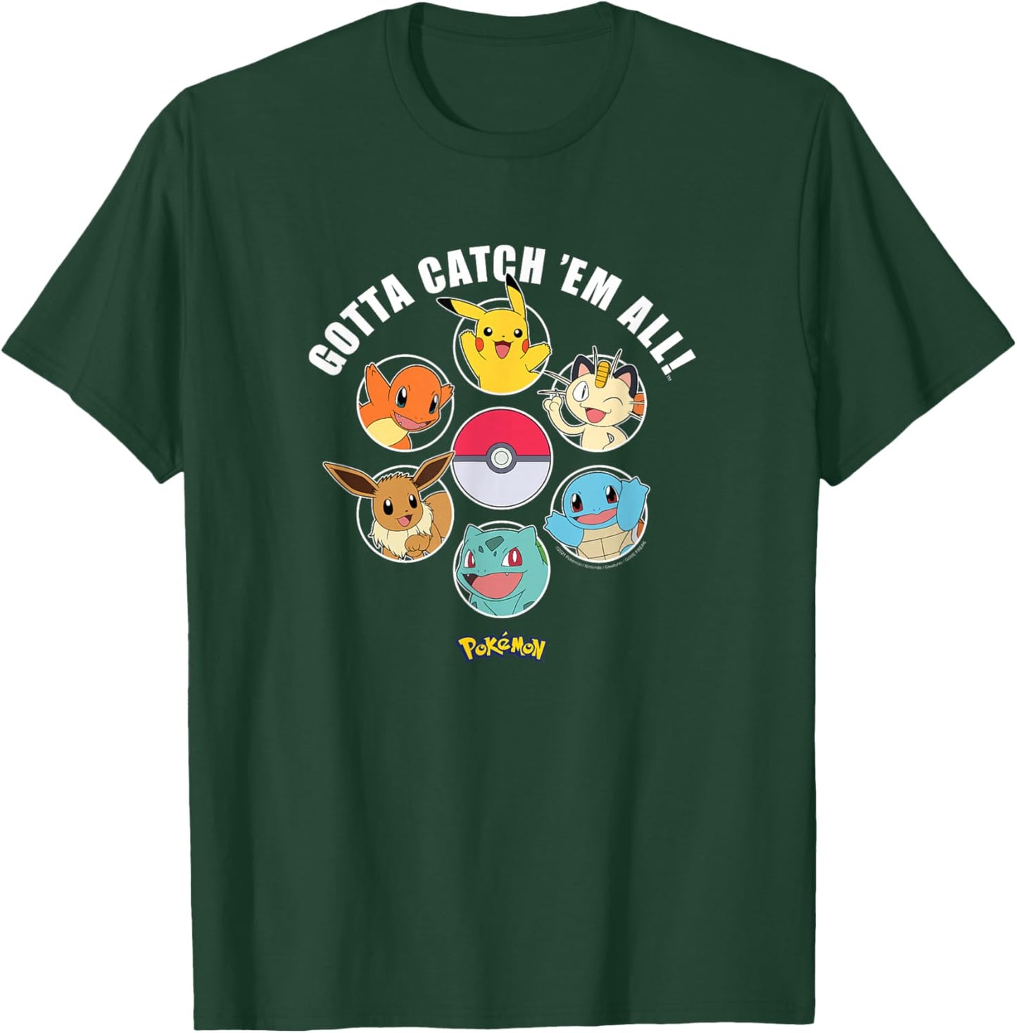 Pokémon - Gotta Catch Em All Group T-Shirt - T-Shirt | Forest