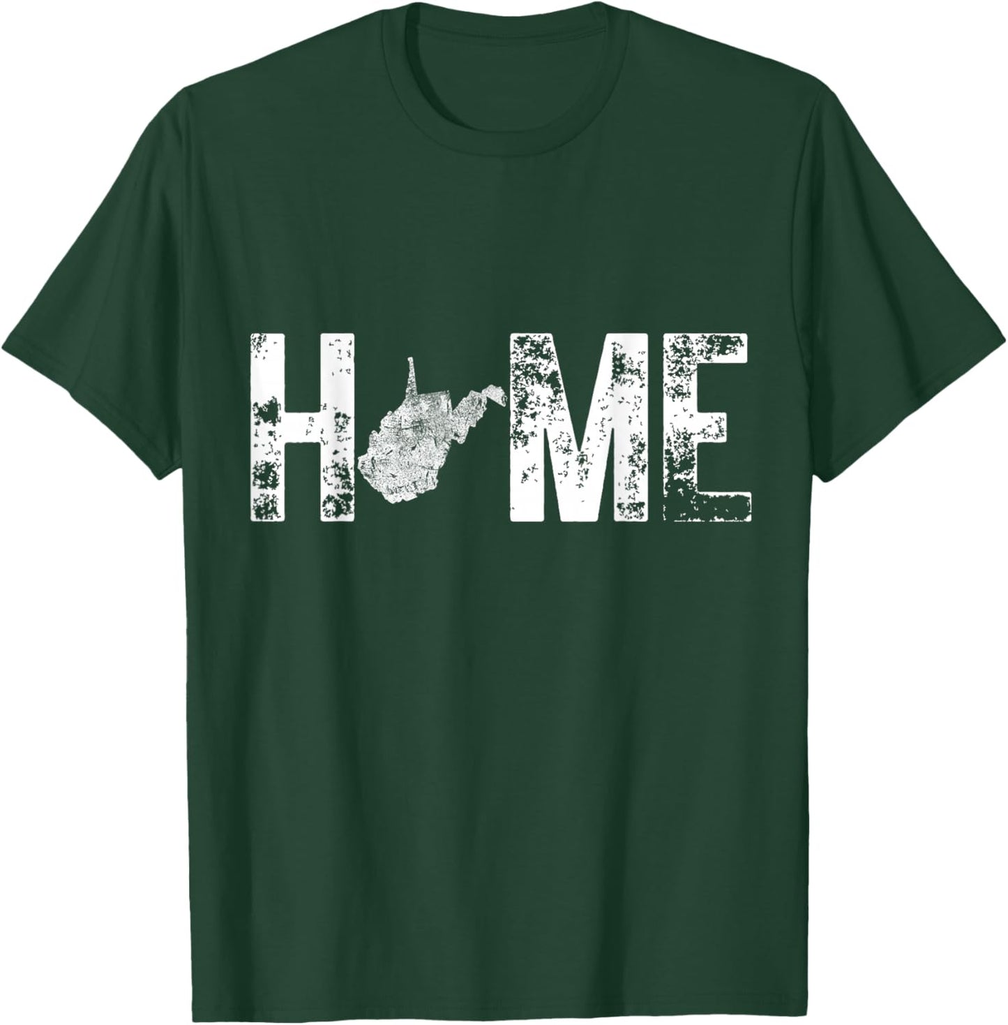 West Virginia Map Home WV Vintage T-Shirt - T-Shirt | Forest