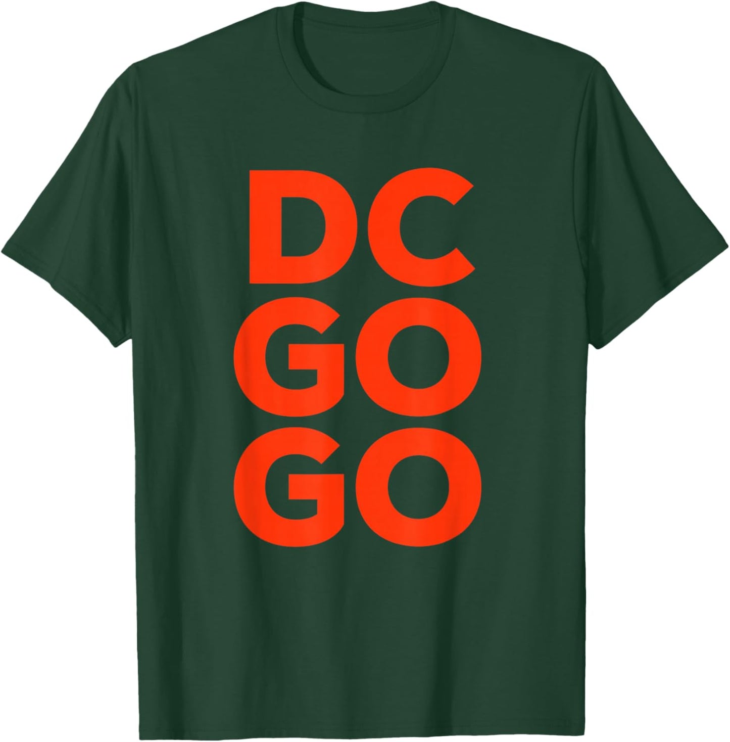 Washington DC Go Go - Black, Small, , Short Sleeve, Classic Fit, Cotton 65% Polyester 35%, Holiday, Hip Hop, Halloween, Thanksgiving, Christmas, Unique Design T-Shirt - T-Shirt | Forest