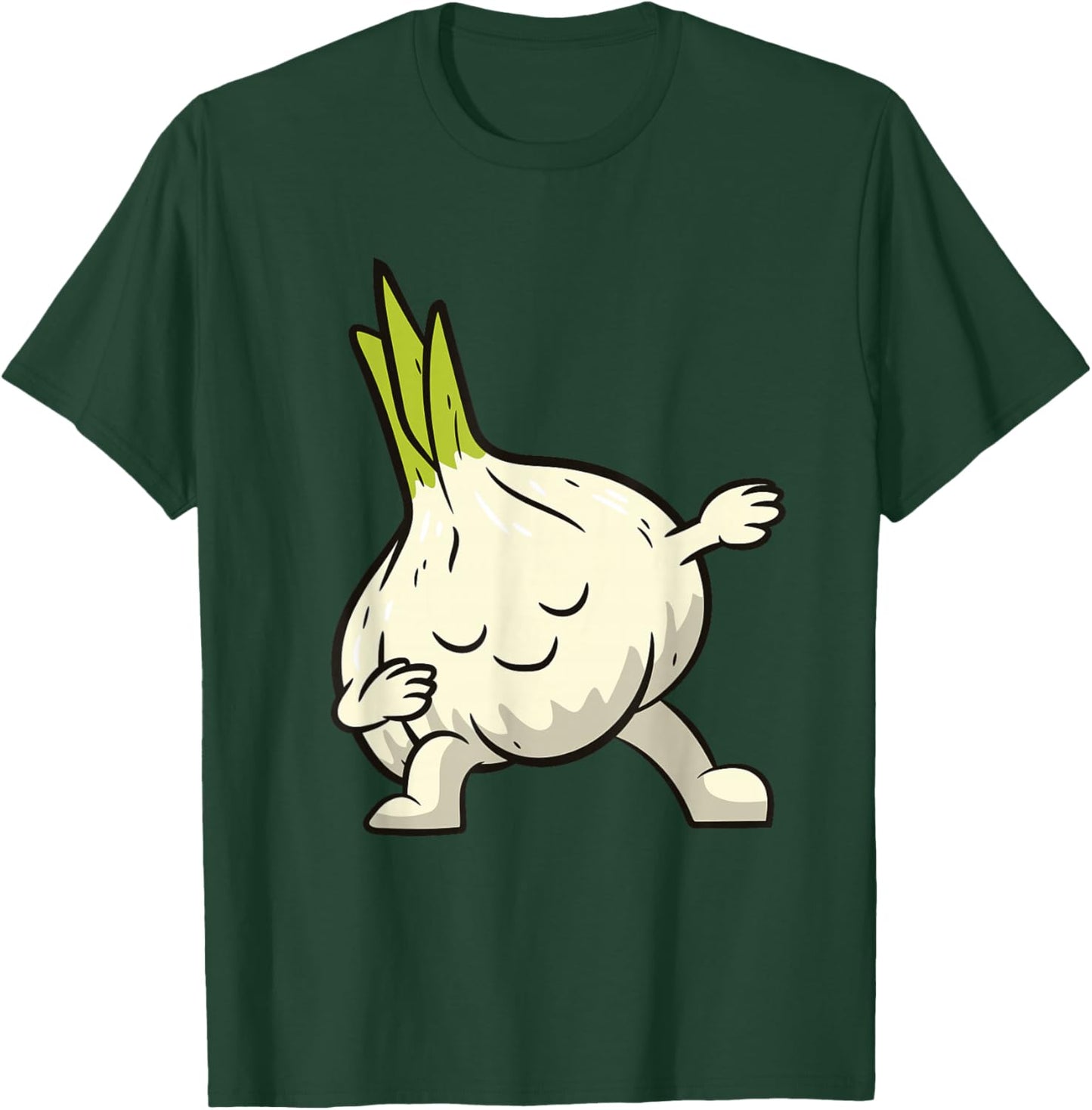 Garlic Dabbing Garlic Vegetable Love Garlic T-Shirt - T-Shirt | Forest