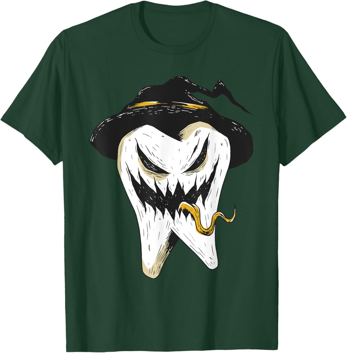 Halloween I Tooth Fairy Monster Tooth Horror Scary Evil T-Shirt - T-Shirt | Forest