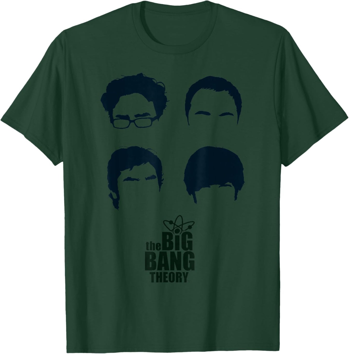 Big Bang Theory Logo Group Hair T-Shirt - T-Shirt | Forest