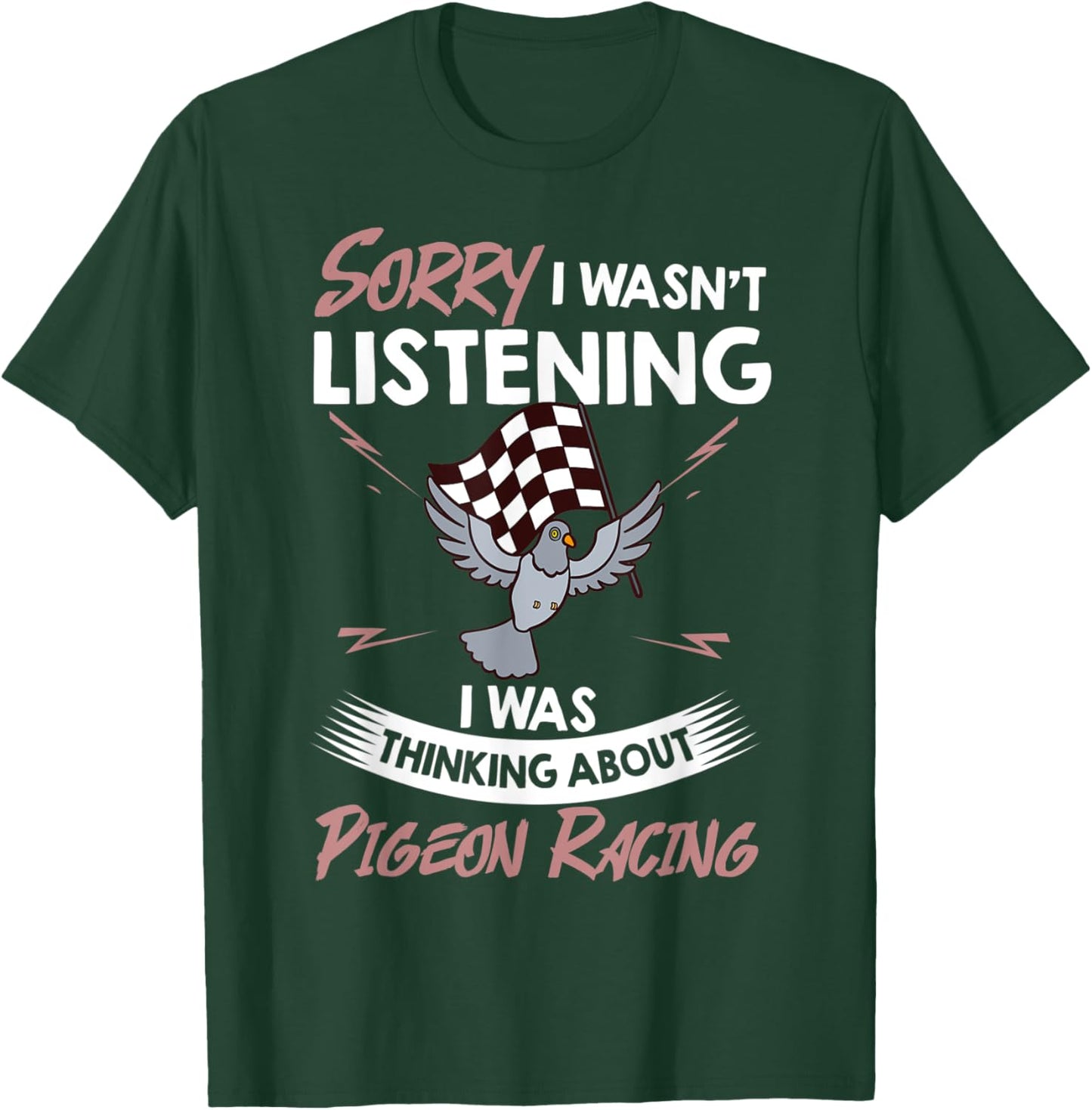 Pigeon Racing Trainer Bird Keeping Fancier Clock T-Shirt - T-Shirt | Forest