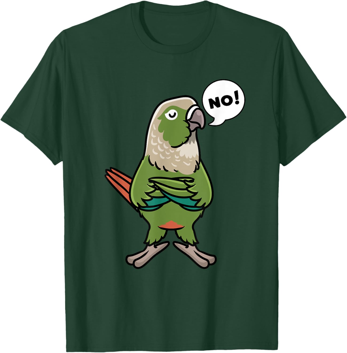 Green Cheek Conure Green-Cheeked Parakeet T-Shirt - T-Shirt | Forest