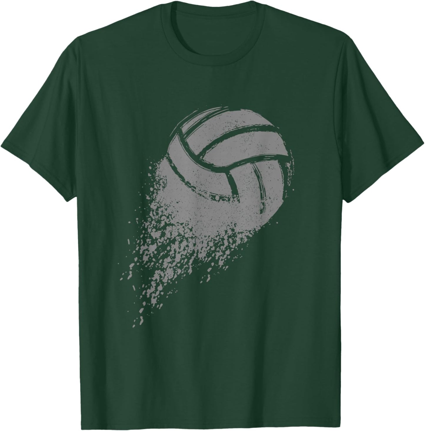 Volleyball Vintage Retro Sport Volleyball Player T-Shirt - T-Shirt | Forest