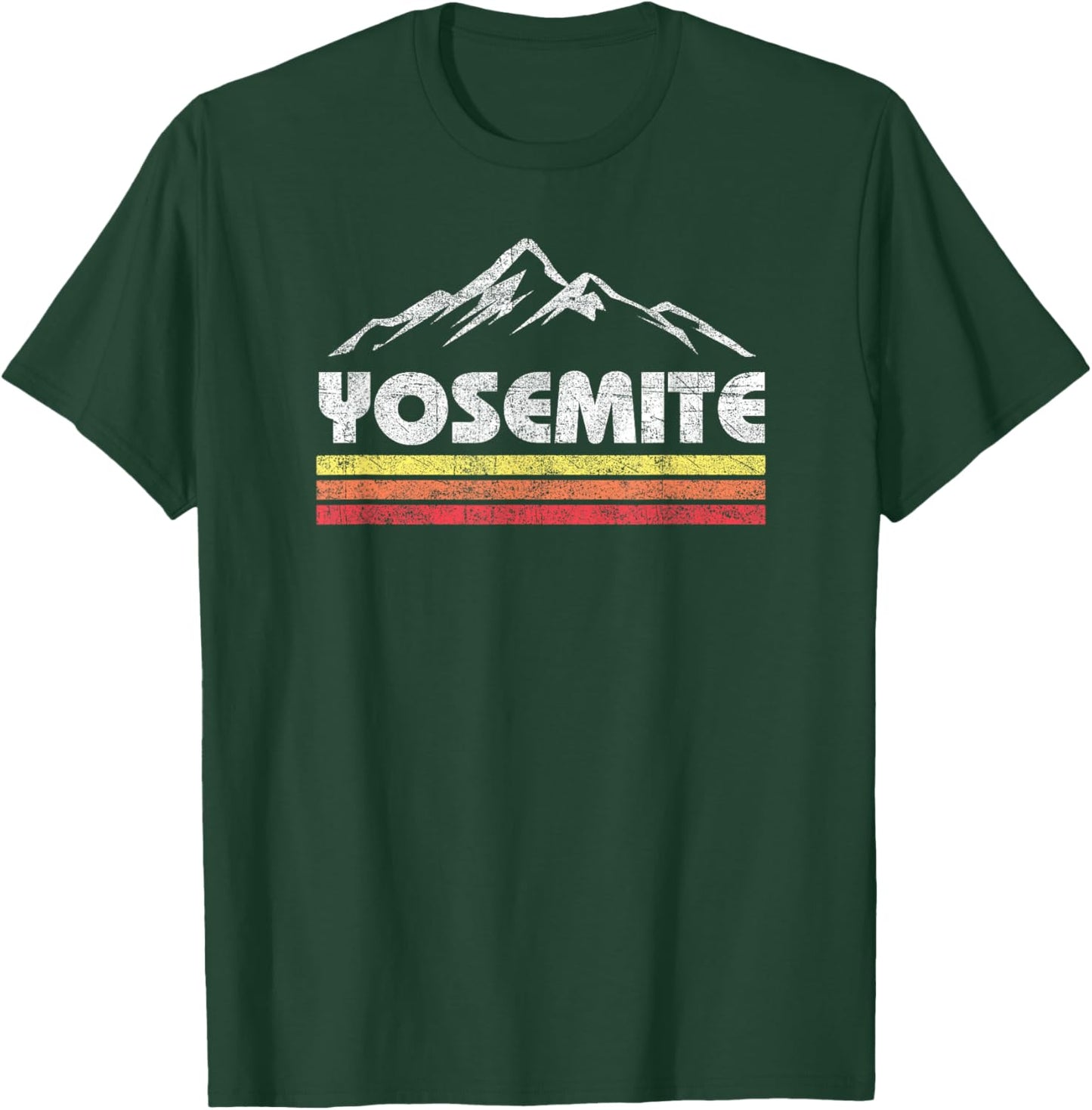 Yosemite California National Park Souvenir Shirts Retro Yosemite California Vintage National Park Souvenir T-Shirt - T-Shirt | Forest