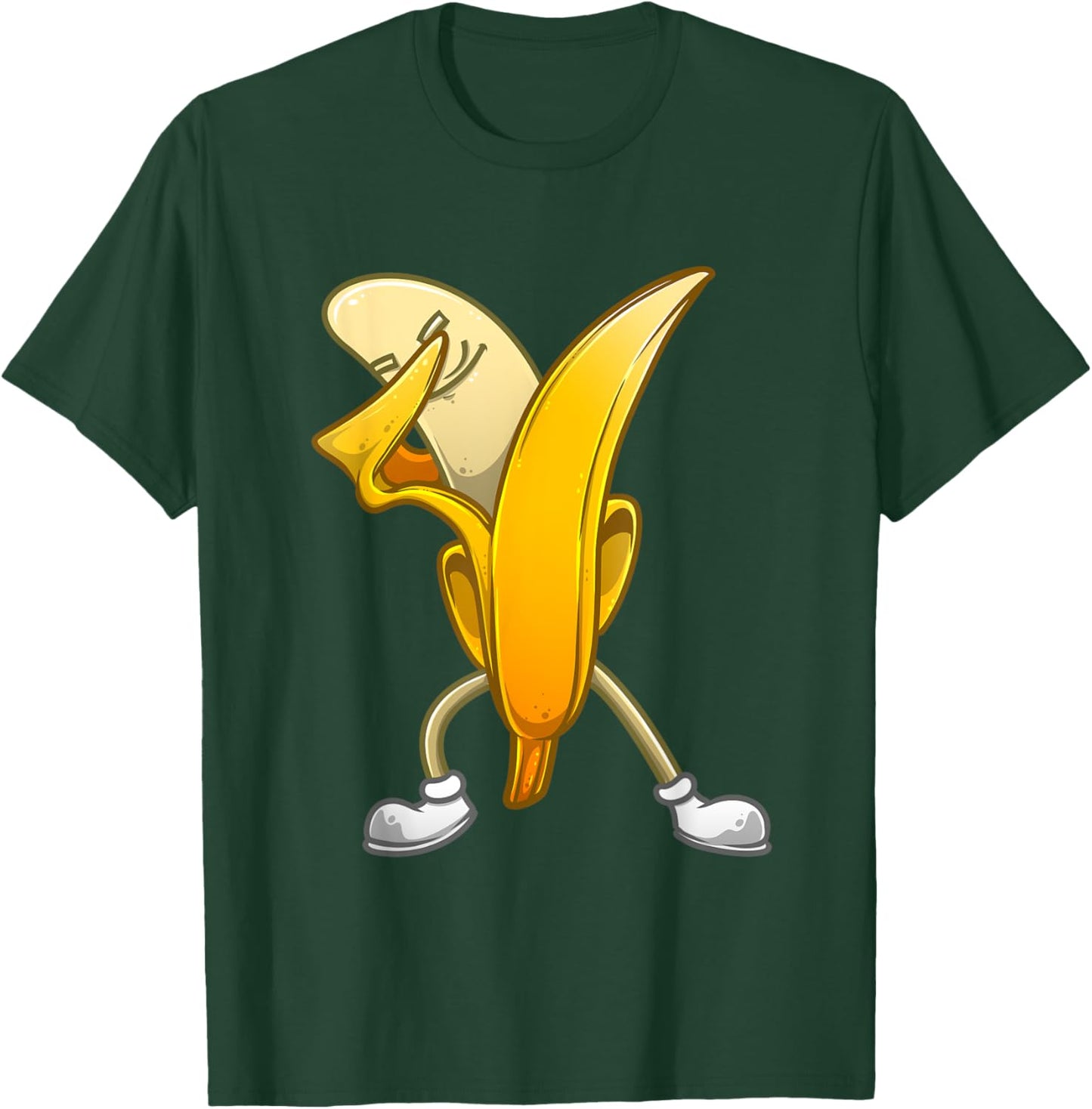 Funny Dabbing Banana Gift Kids Boys Girls Cool Dancer T-Shirt - T-Shirt | Forest
