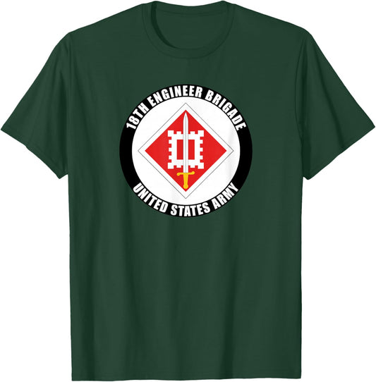 18th Engineer Brigade United States Army Veteran Military T-Shirt - T-Shirt | Forest