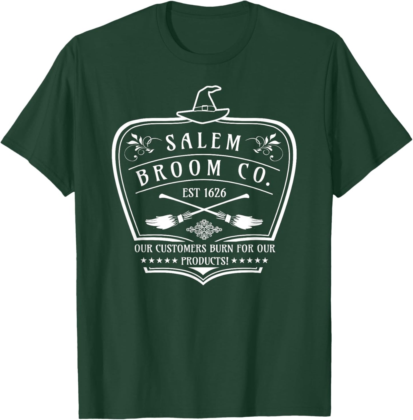 Salem Broom Company Trick or Treating T-Shirt - T-Shirt | Forest