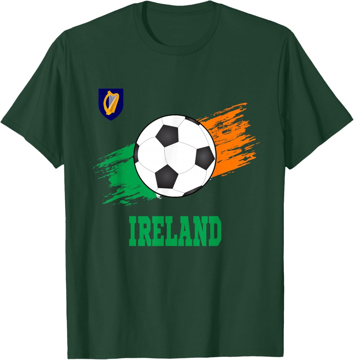 Ireland Soccer Irish Football Ireland Futbol T-Shirt - T-Shirt | Forest