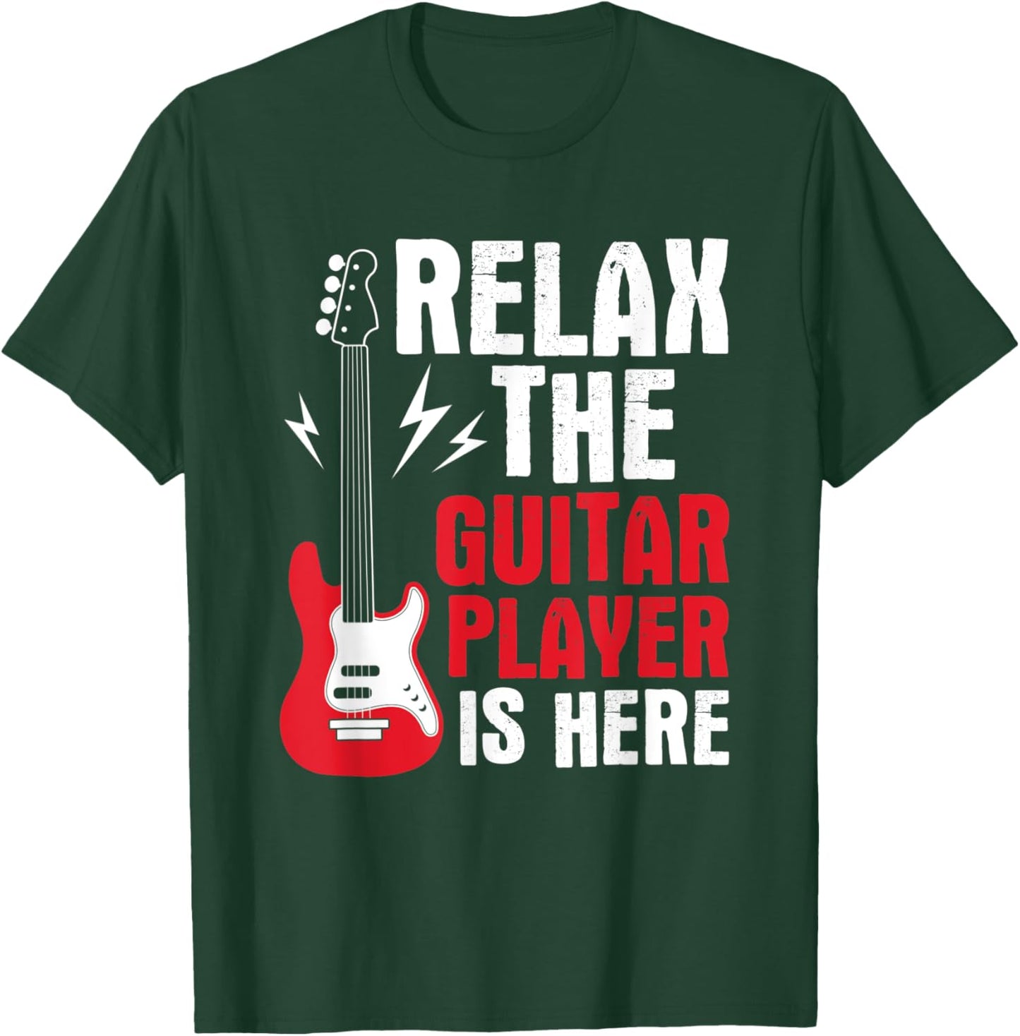 Relax Here Is Guitar T-Shirt - T-Shirt | Forest