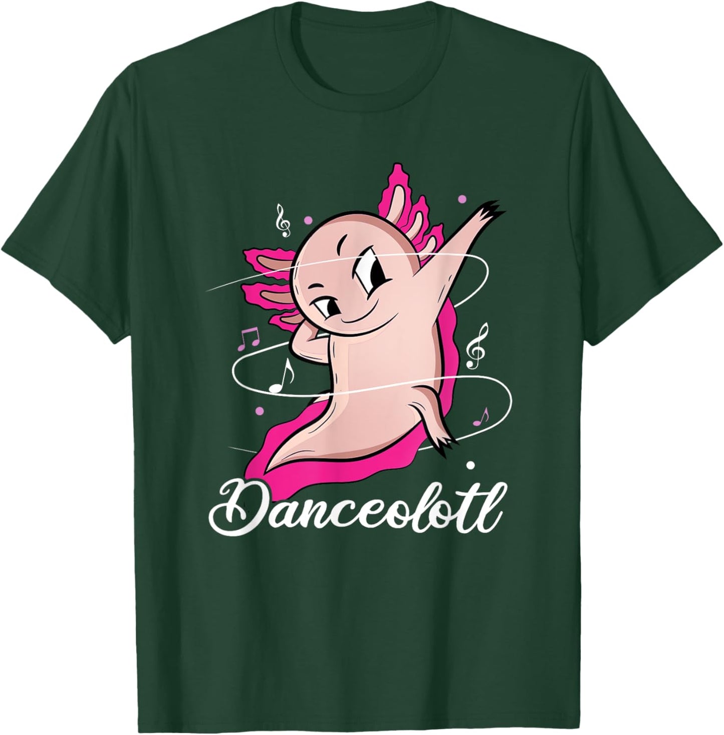 Axolotl Dancing Danceolotl Funny Amphibian Dancer Women T-Shirt - T-Shirt | Forest