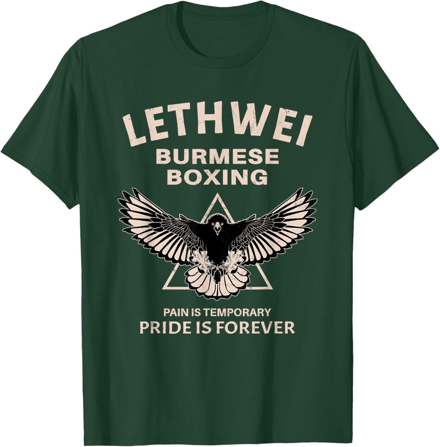 Lethwei Burmese boxing eagle, Lethwei Fighter T-Shirt - T-Shirt | Forest