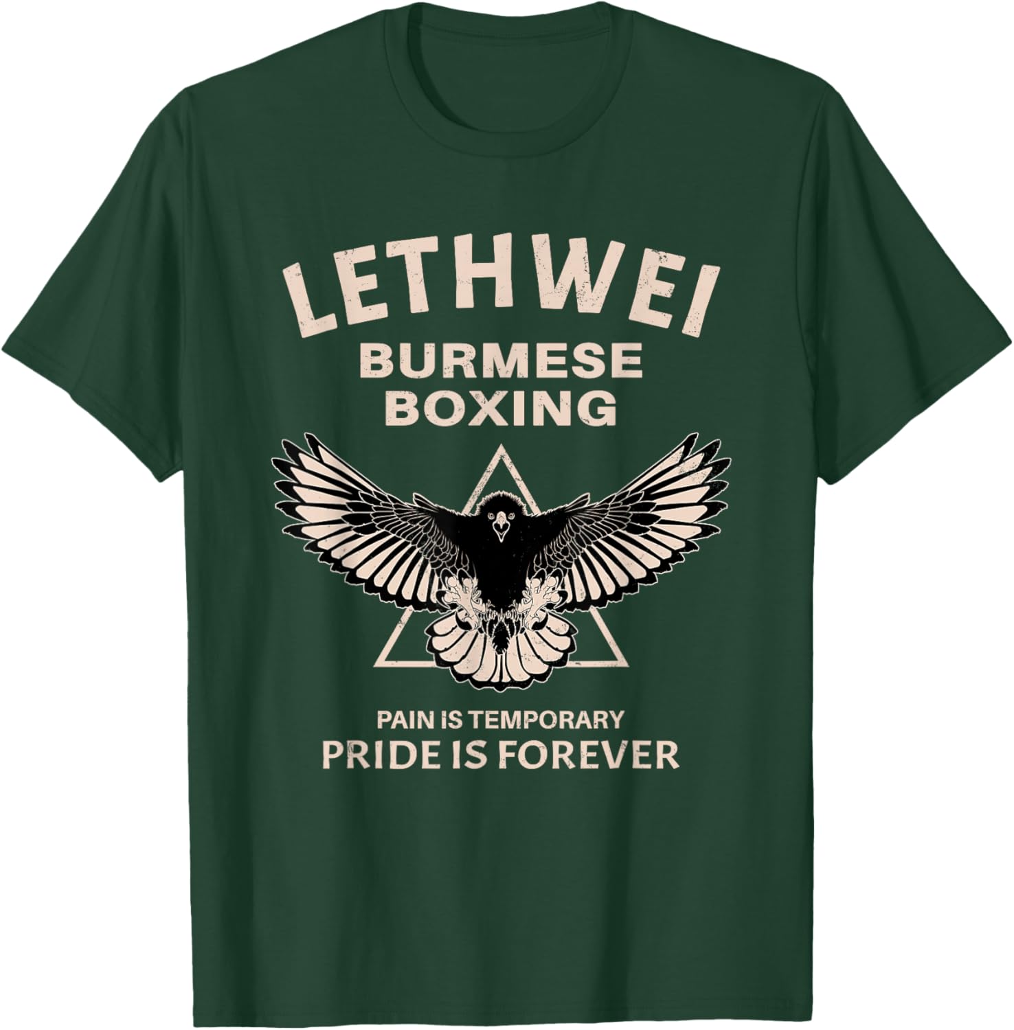 Lethwei Burmese boxing eagle, Lethwei Fighter T-Shirt - T-Shirt | Forest