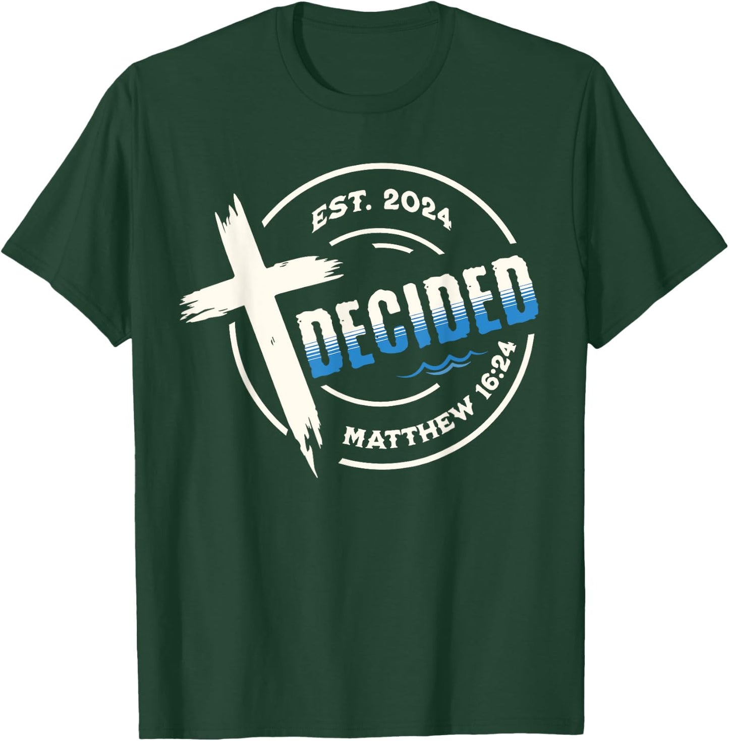 Baptism Shirts for Christians 2024 Christian Baptism Keepsake -Adults, Kids Black Small Short Sleeve T-Shirt - T-Shirt | Forest