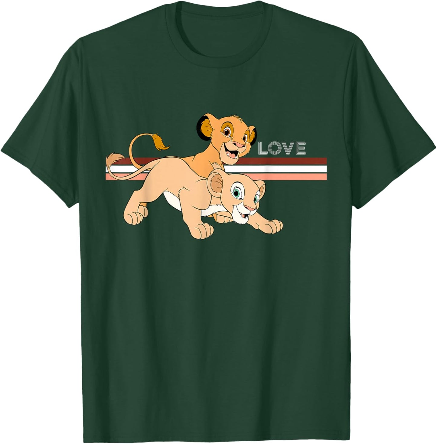 Disney - Lion King Simba & Nala Love T-Shirt - T-Shirt | Forest