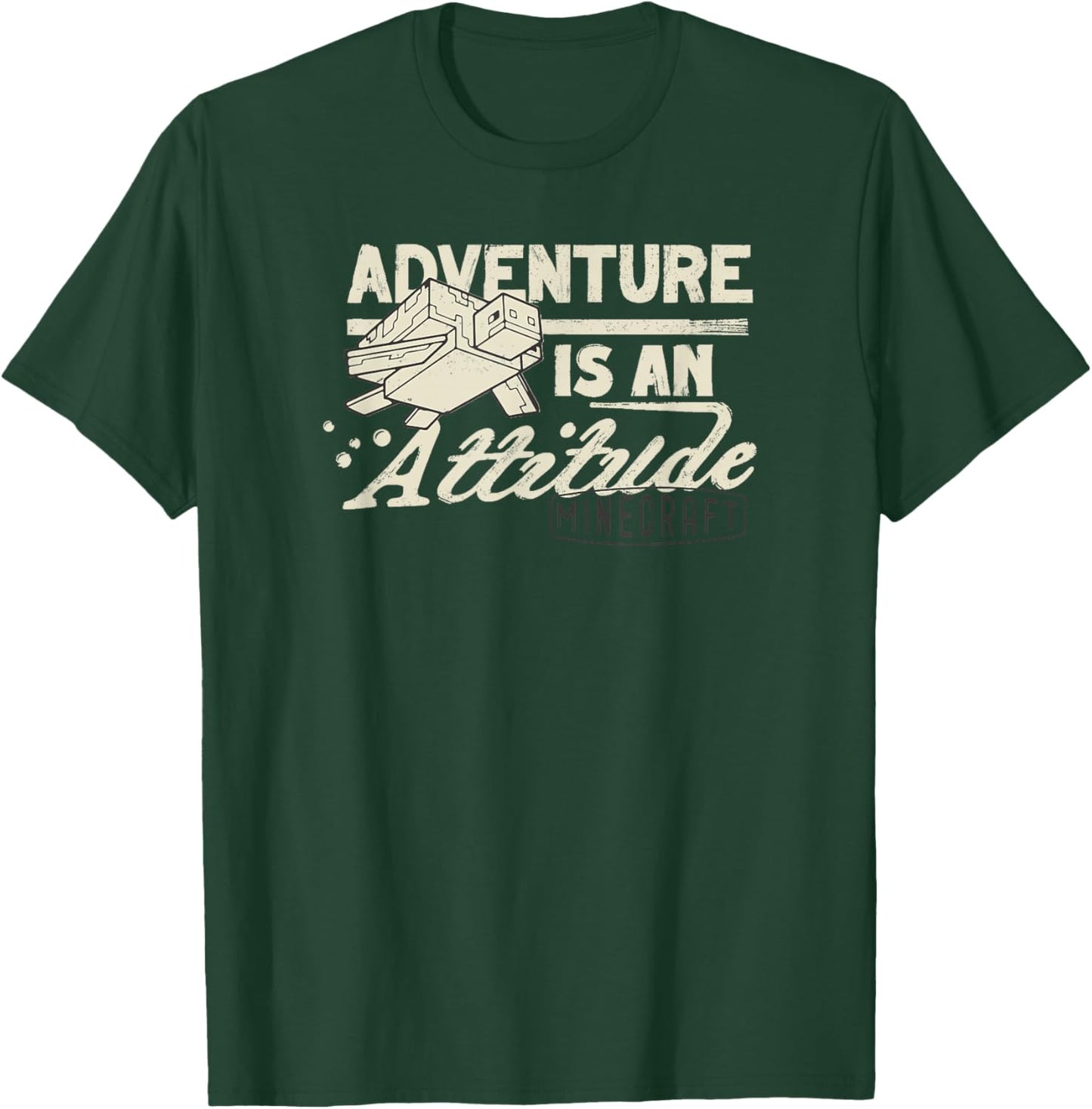 Minecraft Sea Turtle Adventure Is An Attitude T-Shirt - T-Shirt | Forest