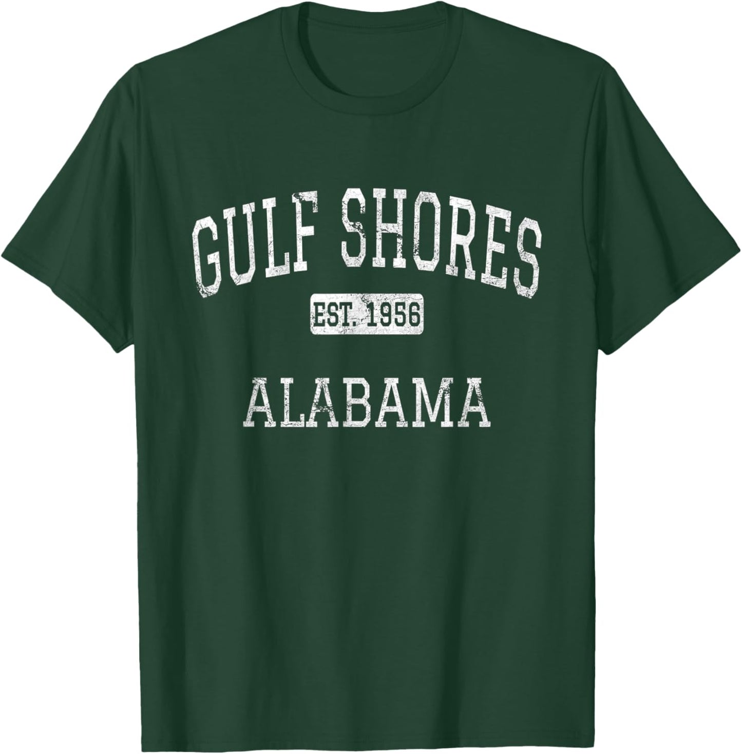Gulf Shores Alabama AL Vintage T-Shirt - T-Shirt | Forest