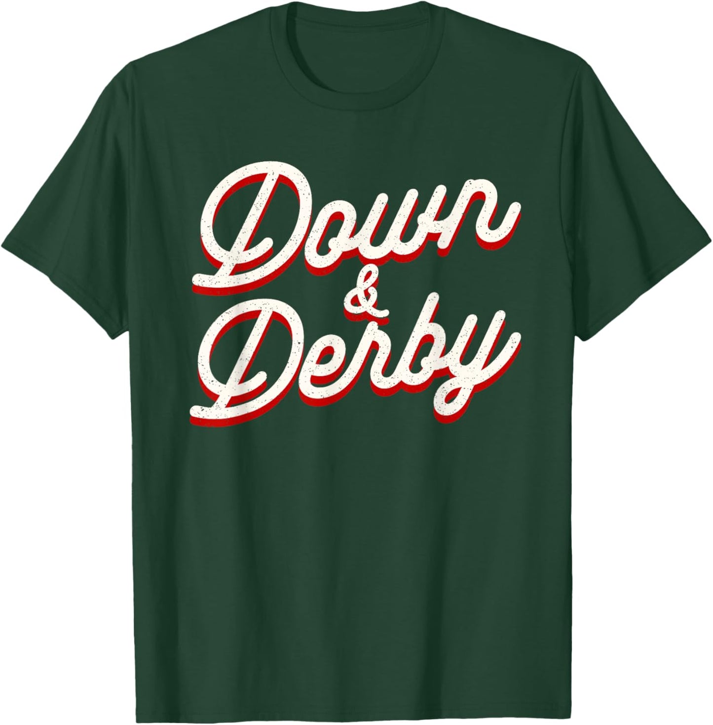 Funny Horse Racing Vintage Down And Derby KY Derby Horse T-Shirt - T-Shirt | Forest