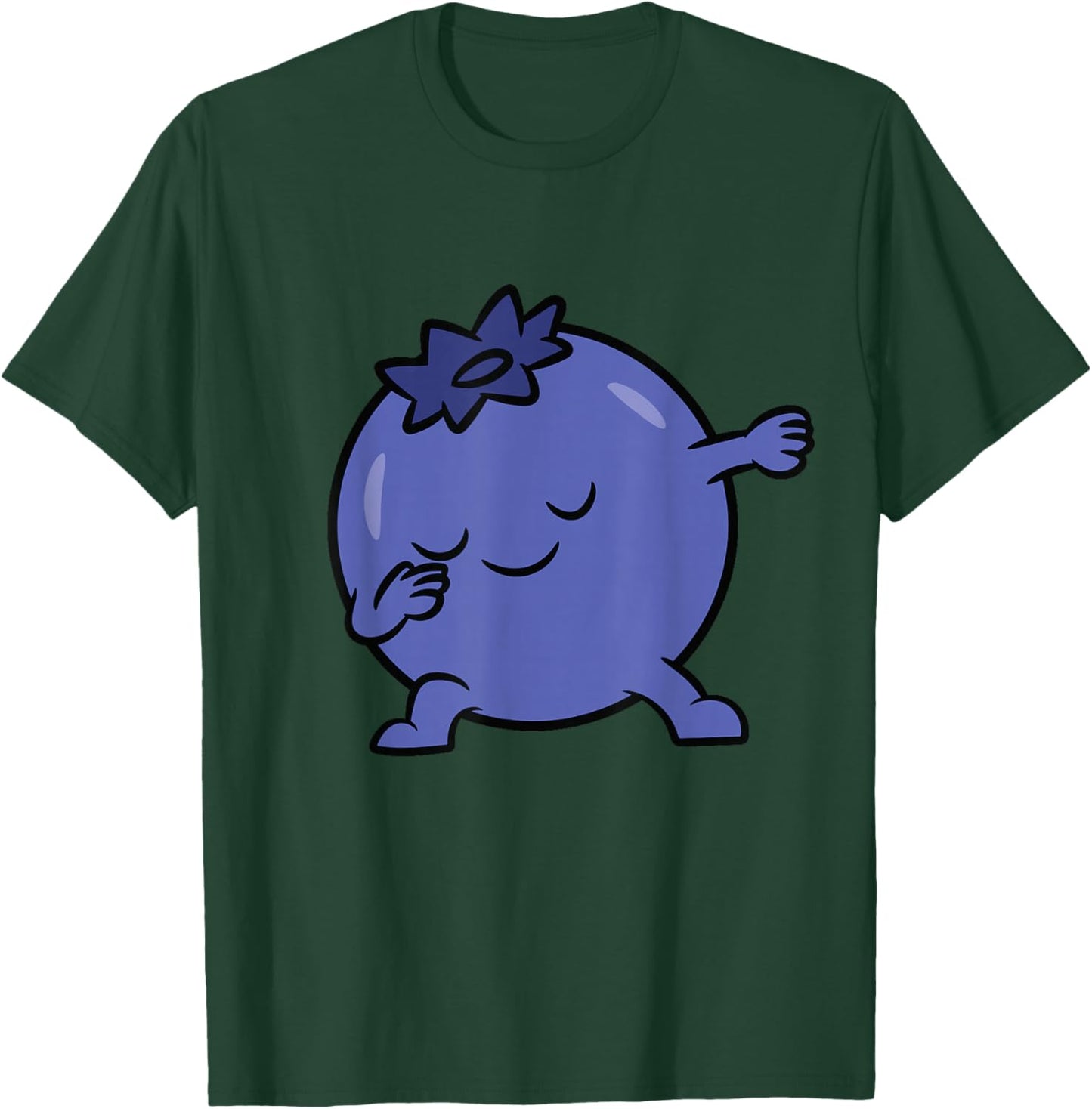 Blueberry Dabbing Blueberry Fruit Love Blueberries T-Shirt - T-Shirt | Forest